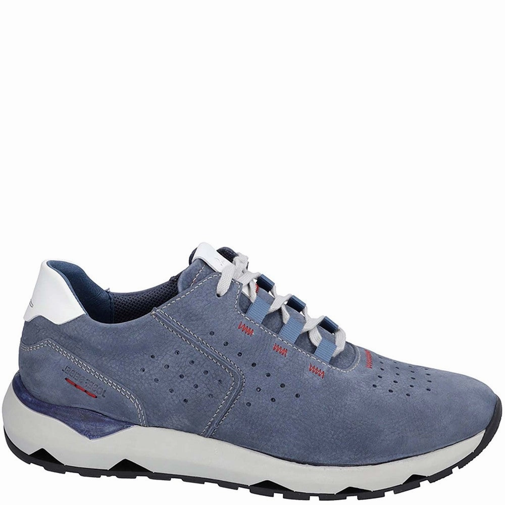 Josef Seibel Jeremiah leather lace up trainer Comfort Frame