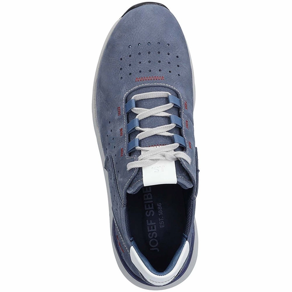 Midsoles offer consistent energy return during training Durability tested for repeated high-impact performance Josef Seibel Jeremiah leather lace up trainer