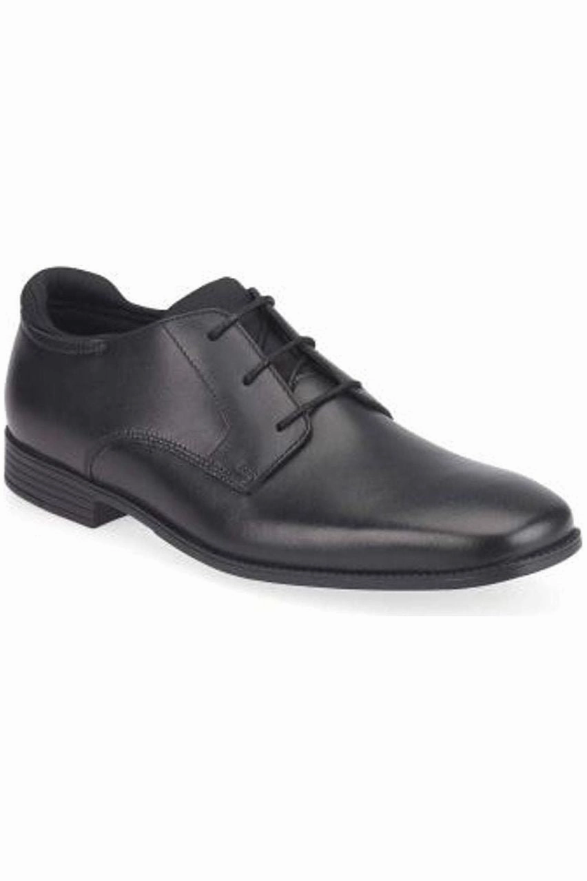 mesh material Start-Rite Academy black leather