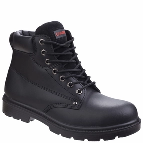 Centek FS331 Classic Ankle S3 Black Safety Boot Secure Lacing