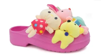 Stuffed Animal Plush Sandals Shower Sandals