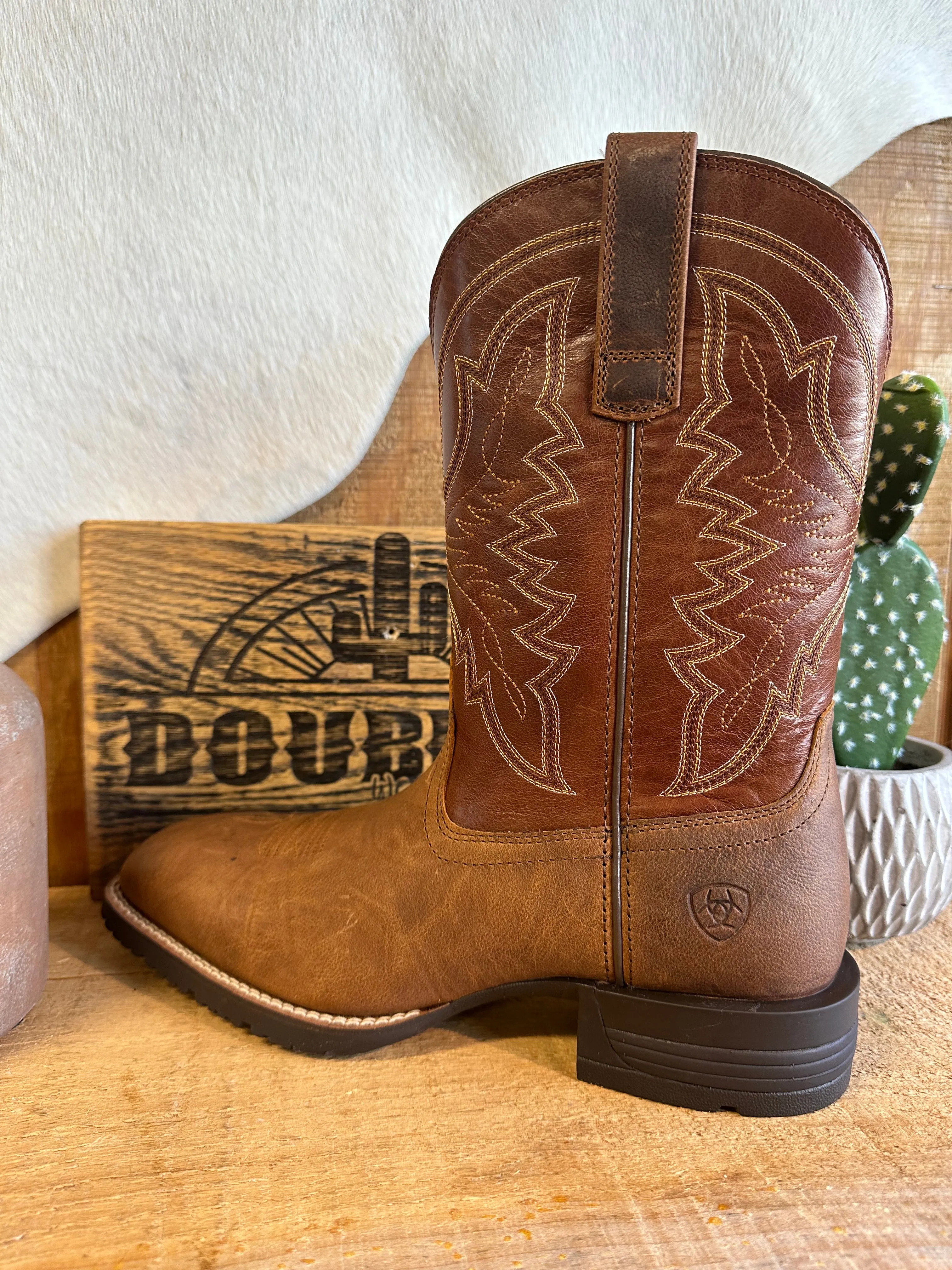 Ariat Hybrid Ranchwork Western Boot Best Work Boots For Machinists