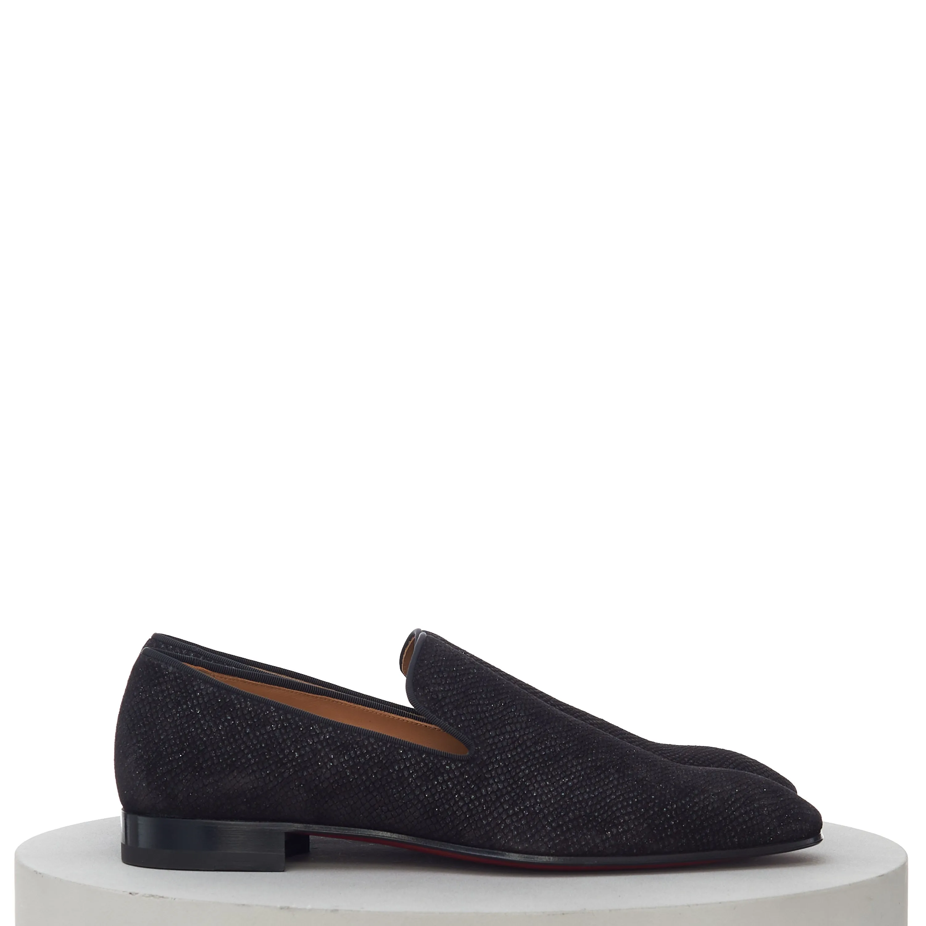 Dandelion Loafer In Black Crosta Leather Good Dress Shoes For Bunions