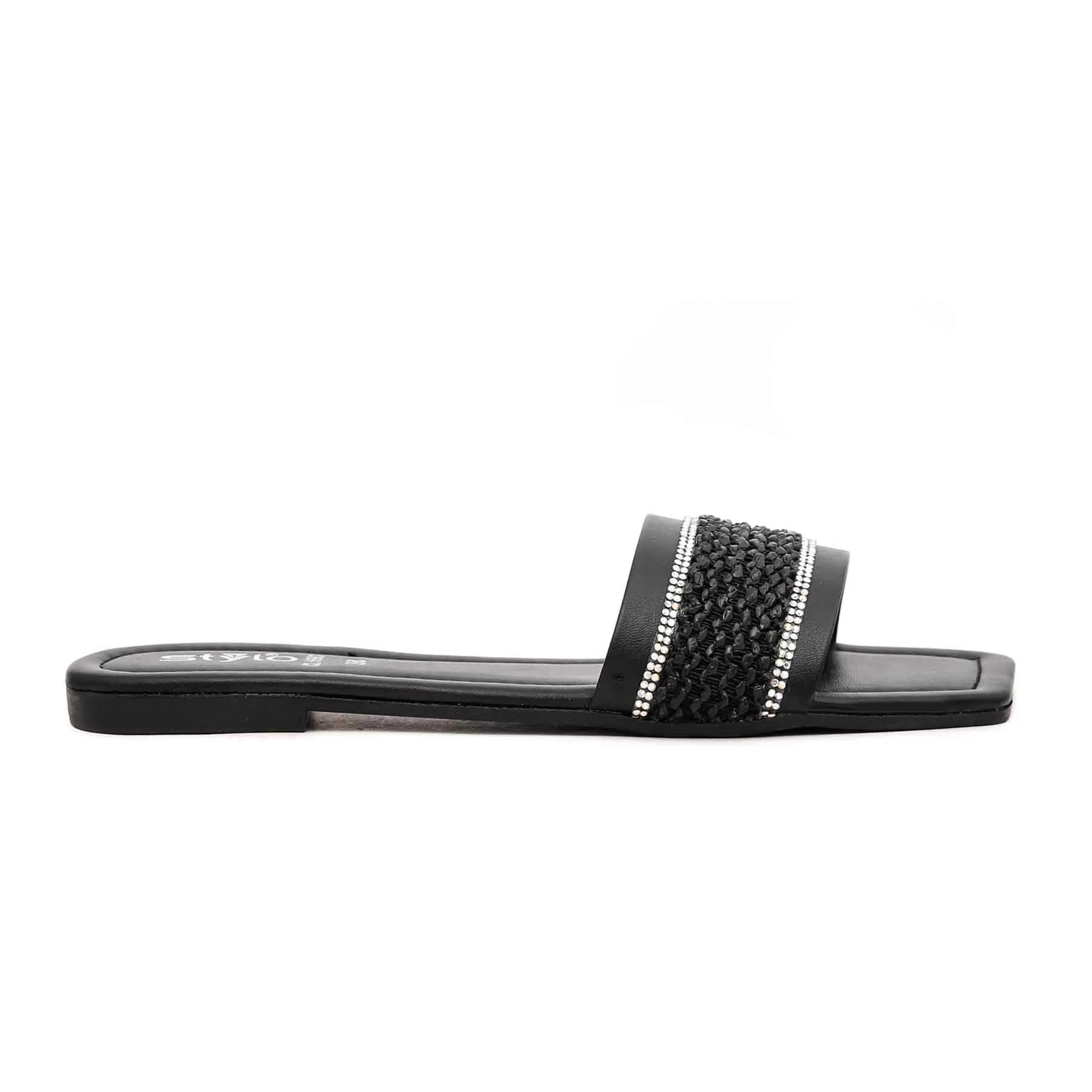 Black Casual Slipper CL1693 Tao Slippers