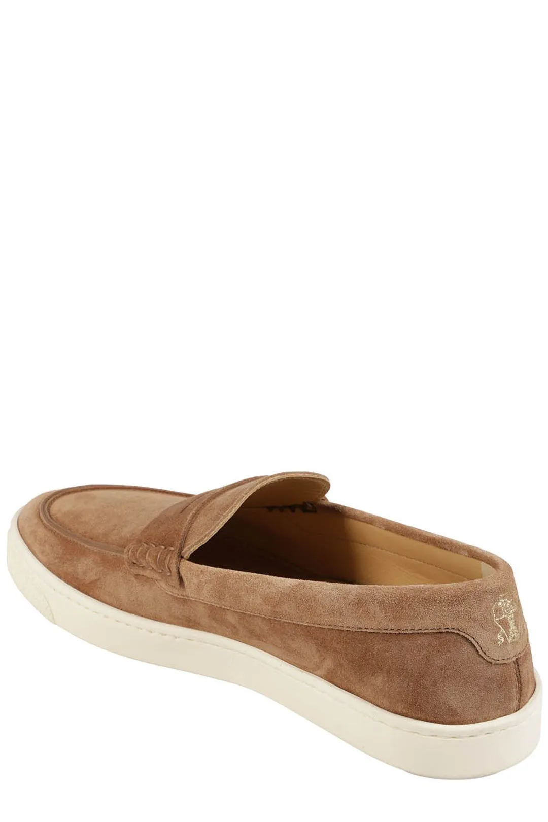 Street Style Loafers Outfit Brunello Cucinelli Round Toe Slip-On Loafers
