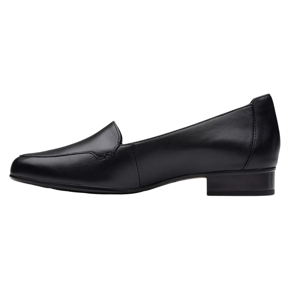 Chunky Sole Loafers Clarks Krystine Lily Black Leather Loafer (Women's)