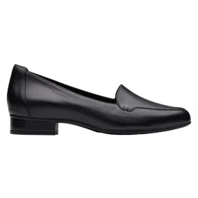 Union Loafers Yelp Clarks Krystine Lily Black Leather Loafer (Women's)