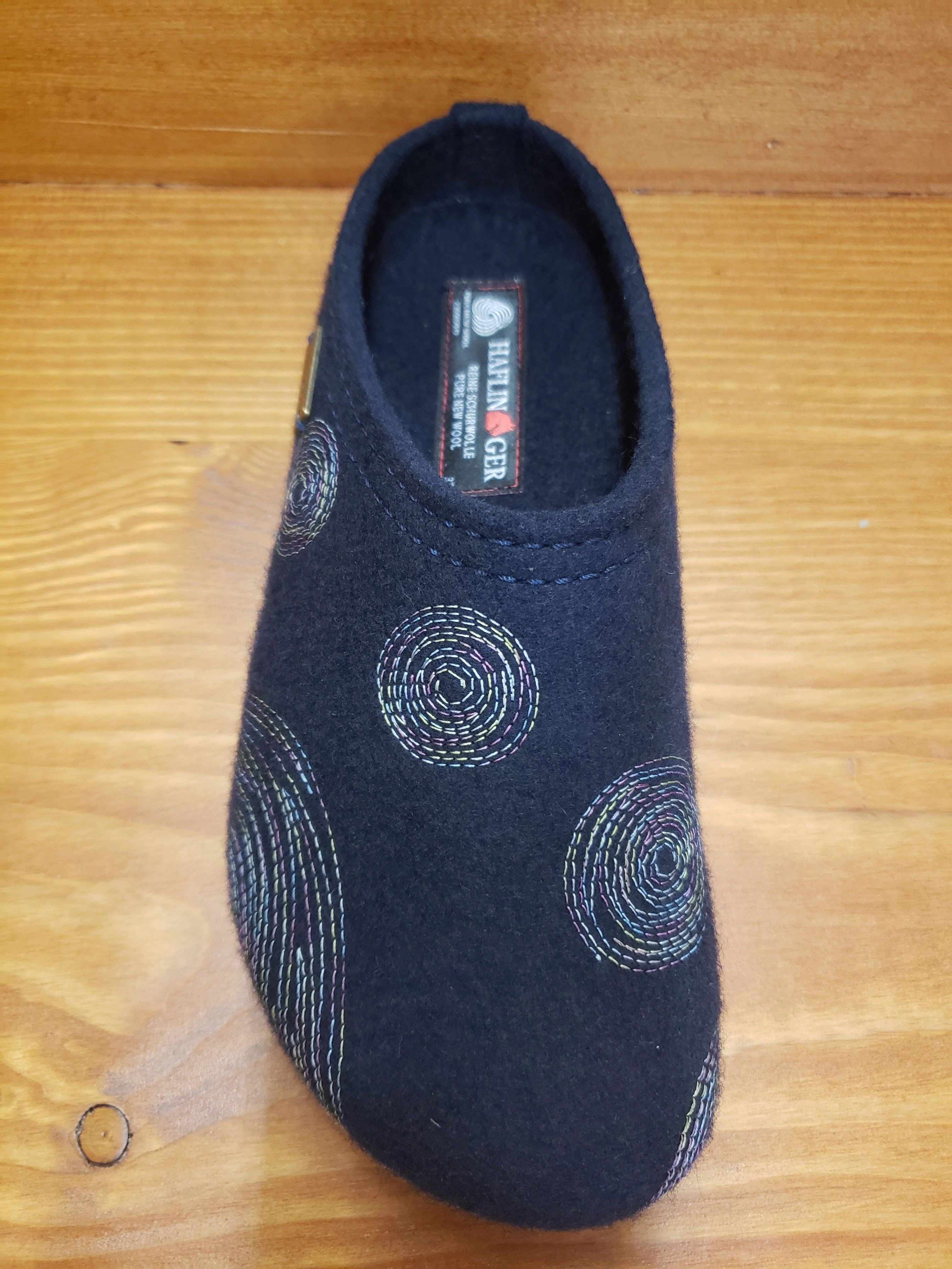 Everyday Comfort Ankle Strap Haflinger Spirit Navy 741017-70