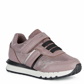 wood - grain - design shoes Geox J Fastics Girl B Sneakers