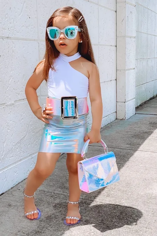 Aria Kid's Silver Jelly Sandals Balenciaga Sandals