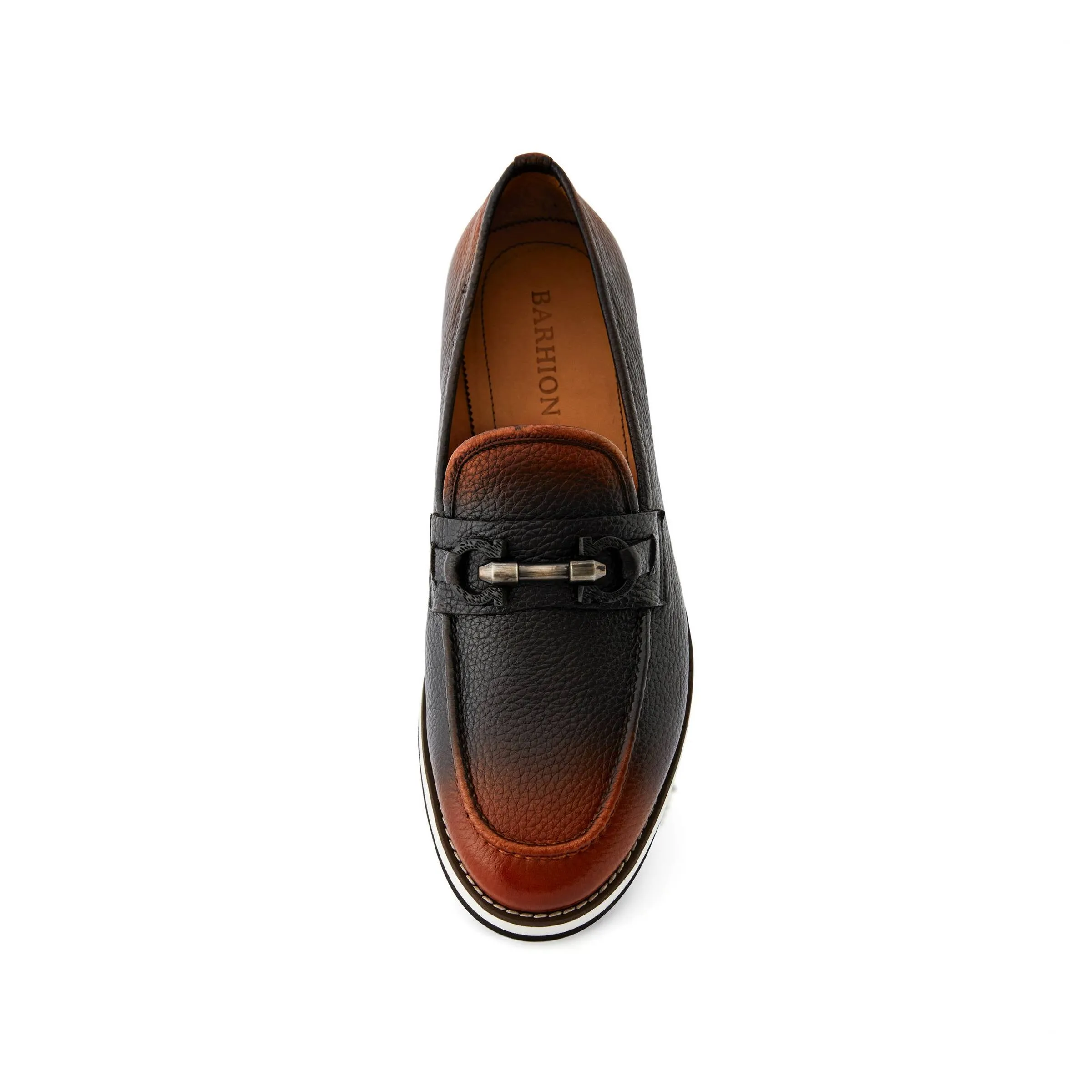 Comfortable Dress Work Shoes Men's Calf Leather Handmade Moccasin M7035