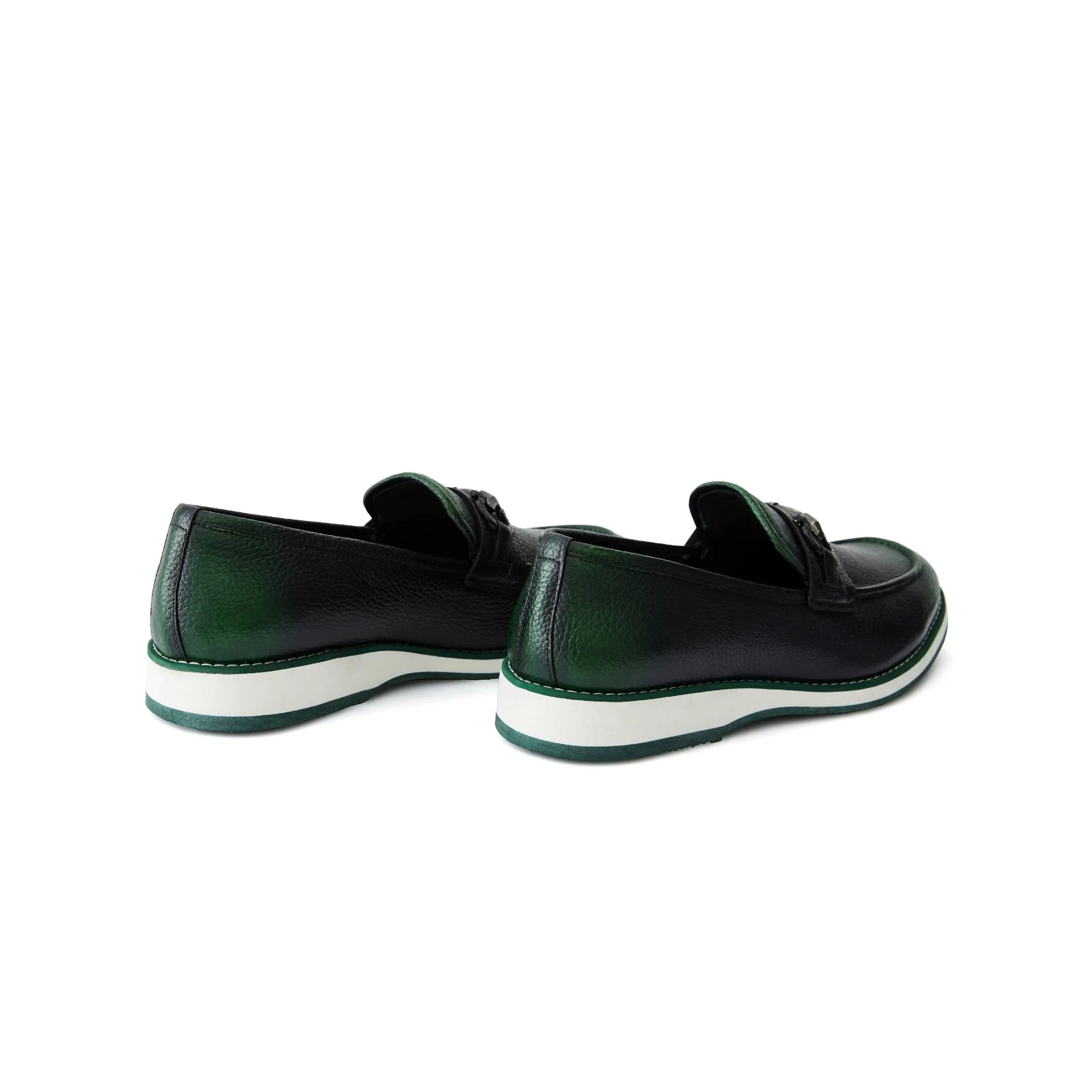 Men's Calf Leather Handmade Moccasin M7035 Proper Way To Lace Dress Shoes