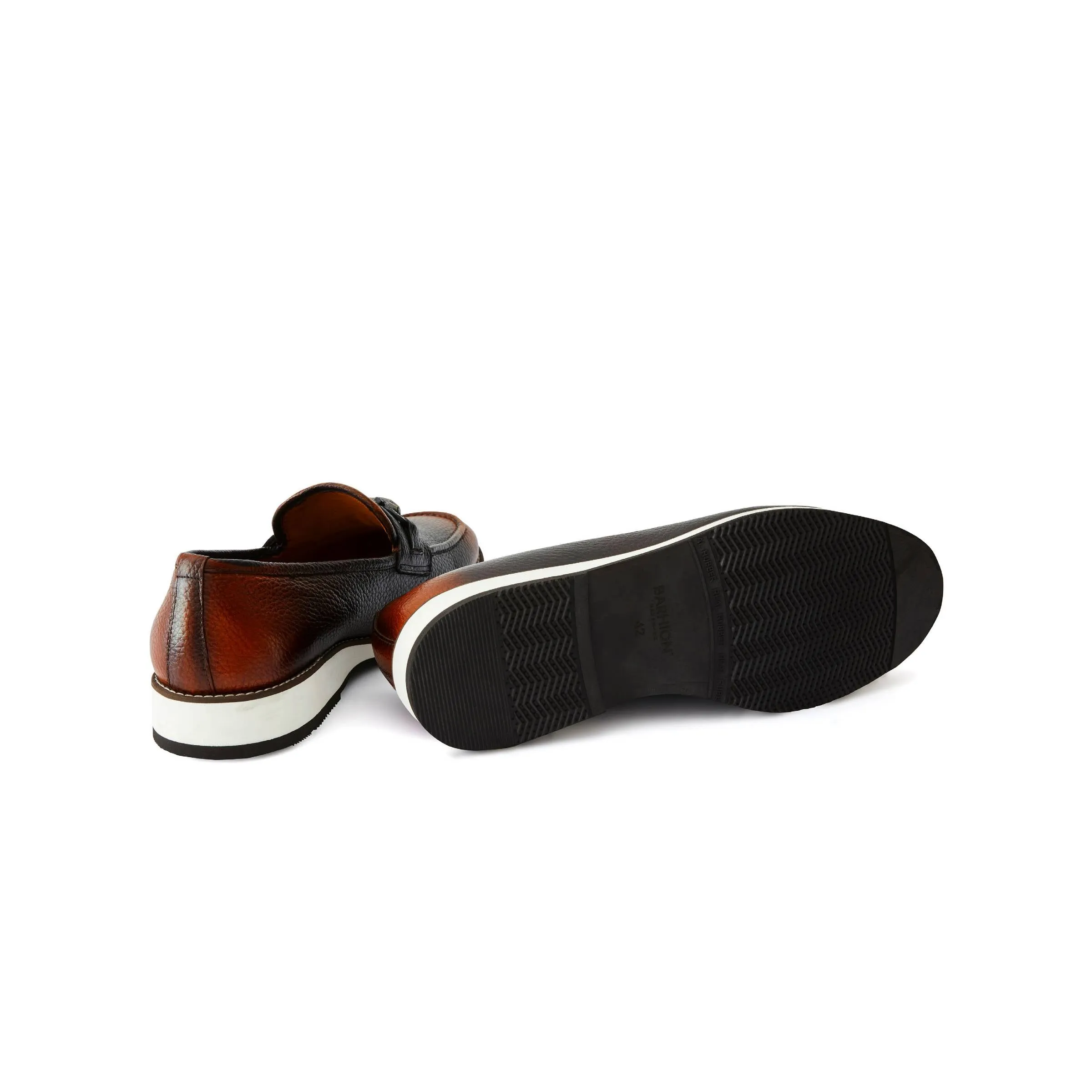 Men's Calf Leather Handmade Moccasin M7035 Shoes For A Dress