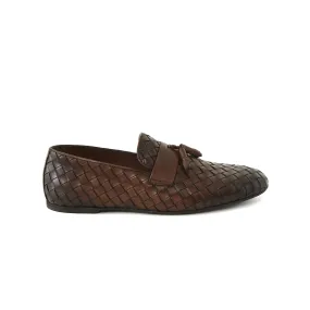 Shoes For Babydoll Dress Men's Calf Leather Handcrafted Moccasin M7013