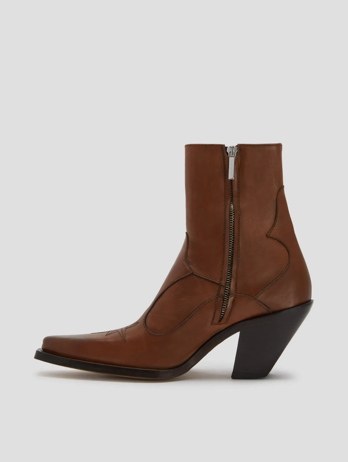 Ugg Platform Boots TABOR 70MM ANKLE BOOT IN BROWN CALFSKIN