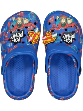 Superman Blue Moulded Sandals Target Wedge Sandals