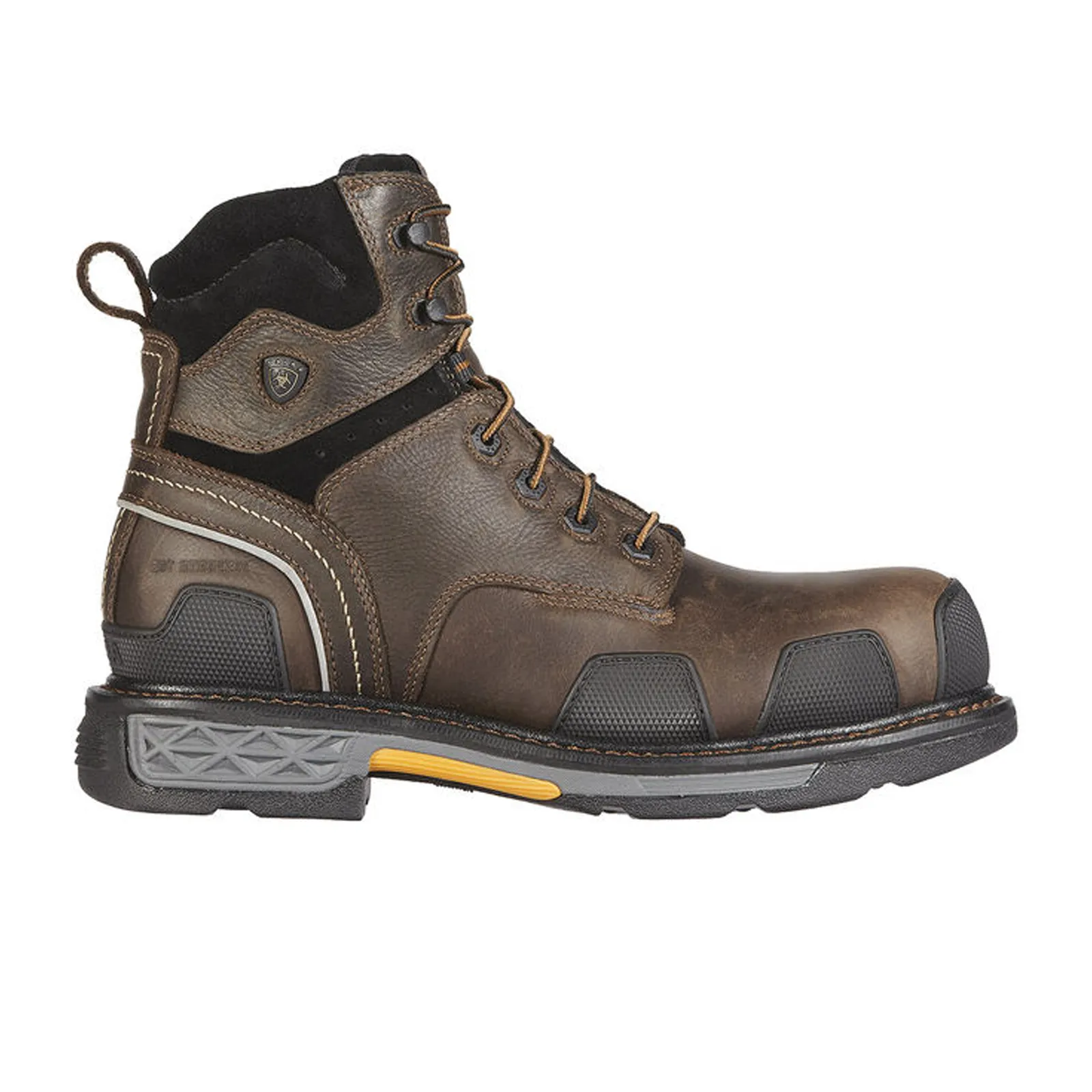 Ariat OverDrive 6" Composite Toe Work Boot (Men) - Dark Brown How To Get Rid Of Odor In Work Boots