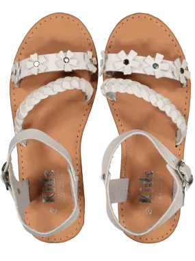 Sandals Fashion 2018 White Buckle Strapped Sandals