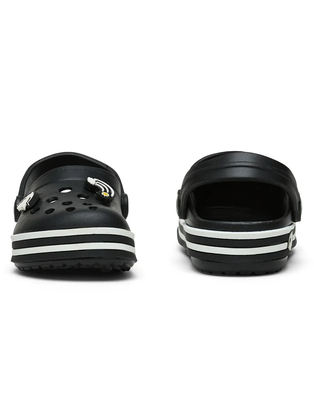 GC-9001K Black Kid's Clogs Arch Support For Sandals