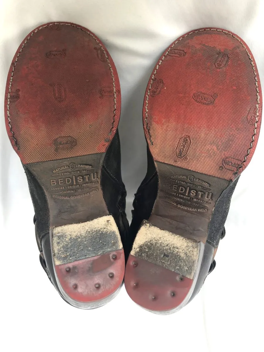 Bed Stu Rea Size 5.5 - 6 Brown Leather O-ring Bootie Adidas Shoes And Socks