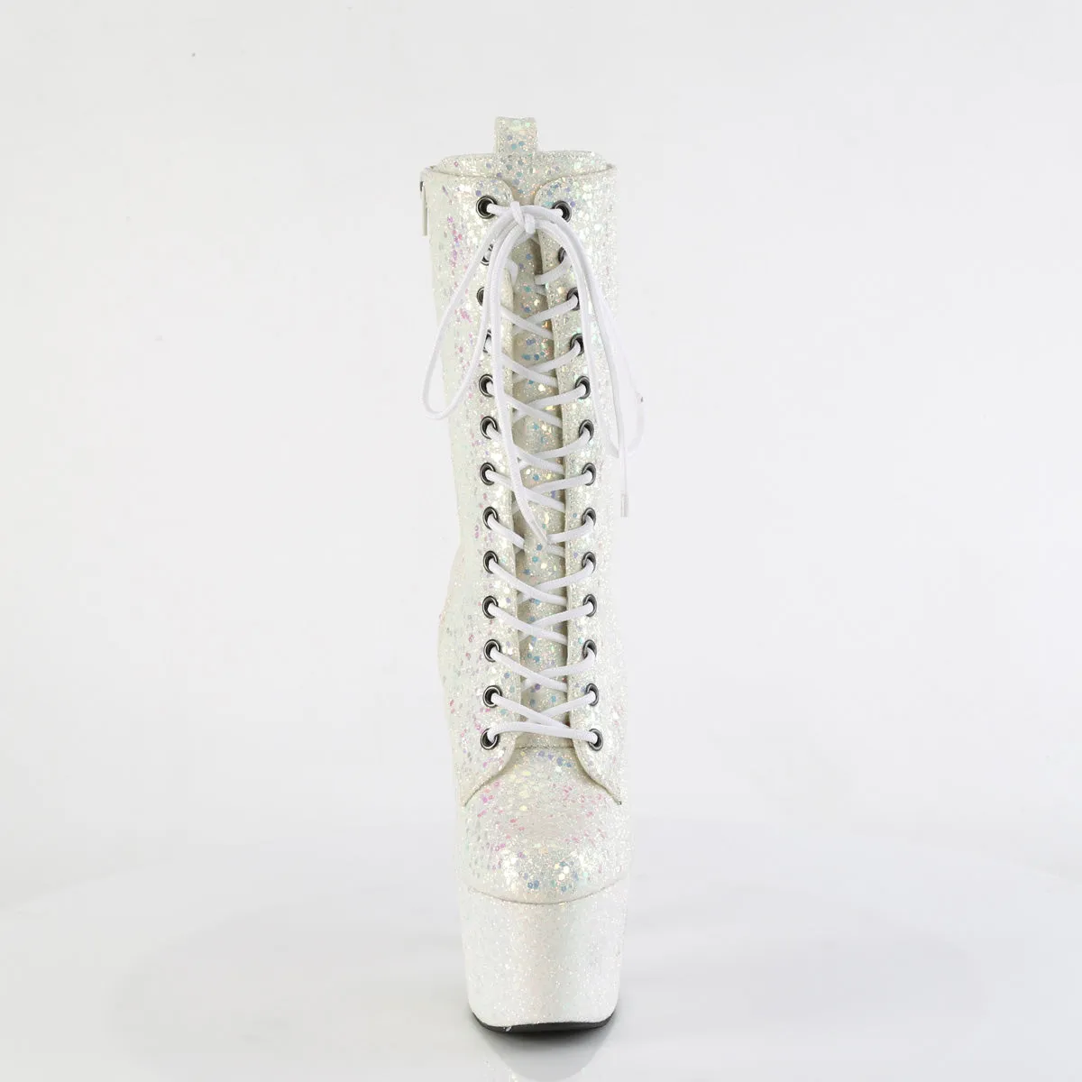 Asics Running Shoes Warranty ADORE-1040IG Pleaser Opal Iridescent Glitter Sexy Platform Shoes (Pole Dancing Heels)