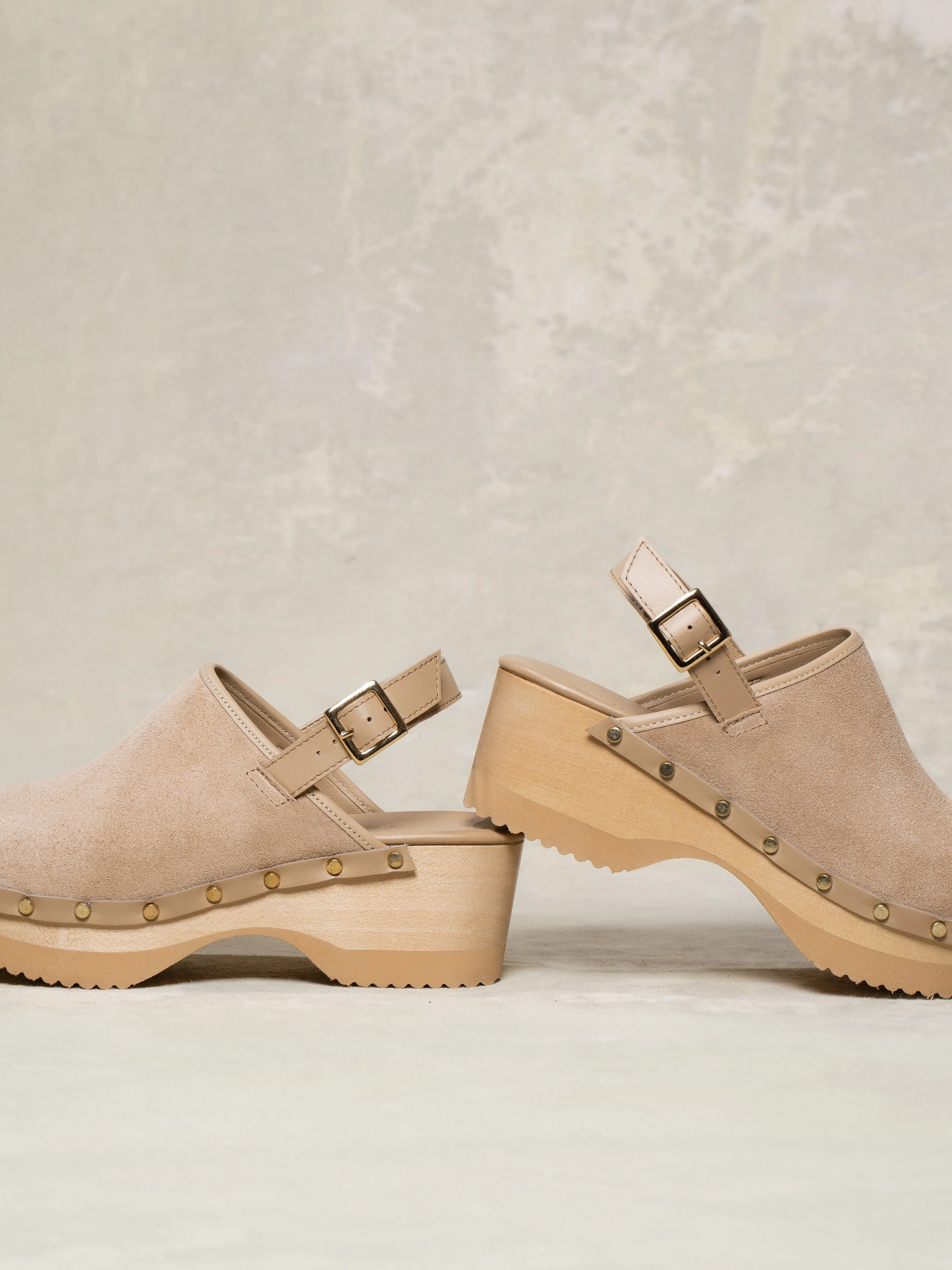 Print Shoes Flats The Greta Backstrap (Sample Sale)