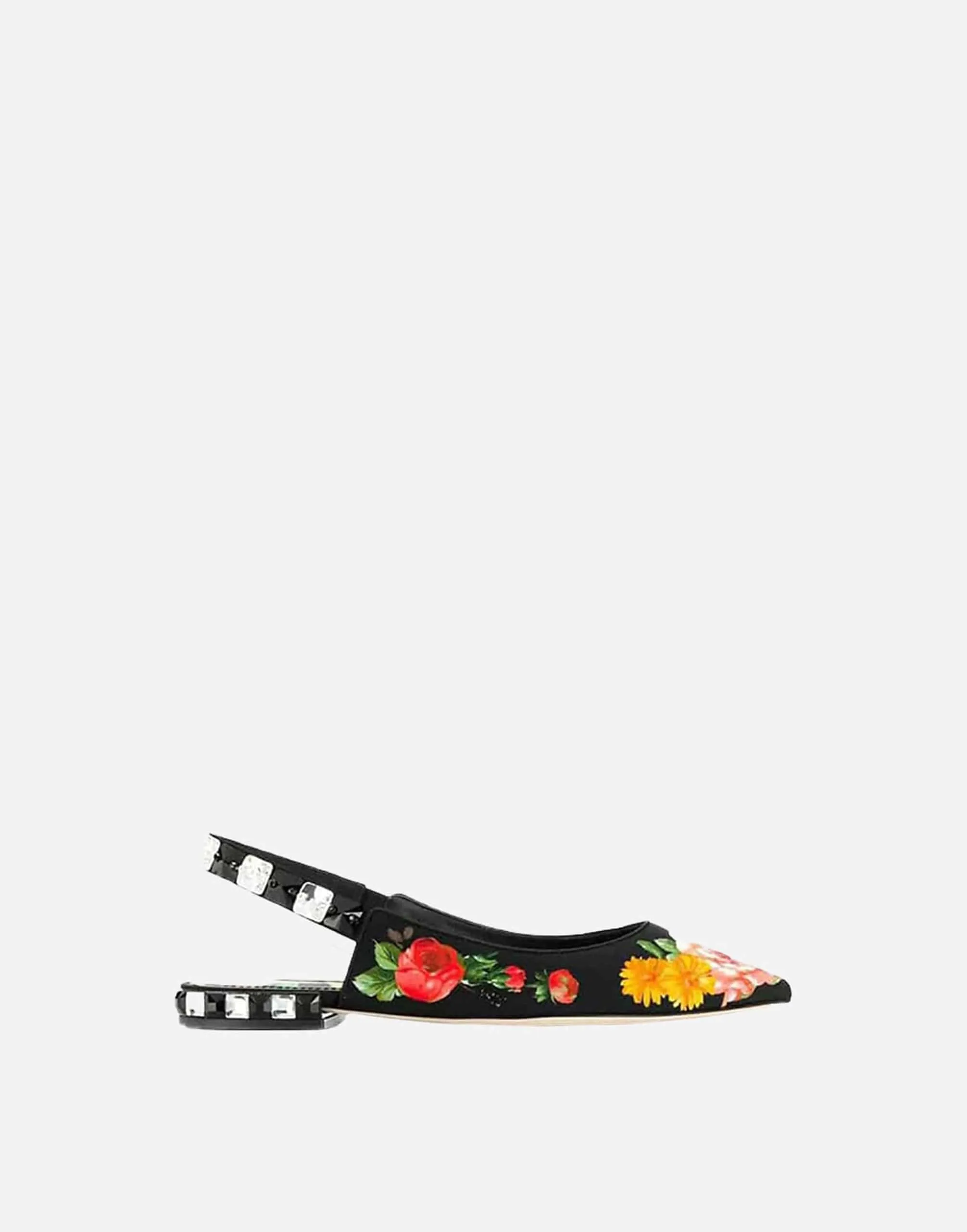 Floral Embellished Flat Sandals Best Waterproof Shoes For Flat Feet