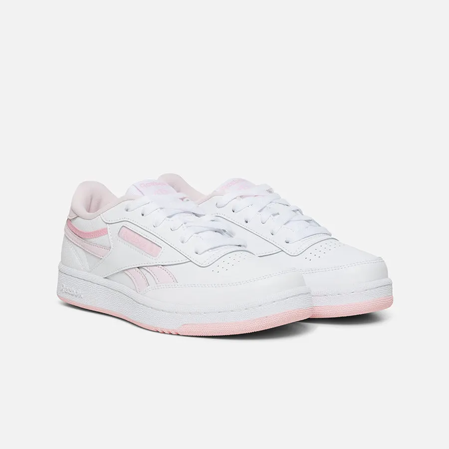 Club C Revenge White/Porcelain Pink/Pink Glow Soft Tennis Shoes