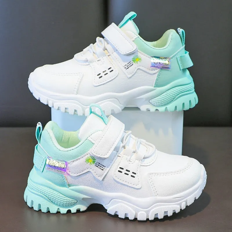 2022 Fashion Sneakers for Girls Designer Leather Platform Sneakers for Kids Casual Sports Children Tennis Shoes Girls 4-10 Years New Balance 1006 V1 Tennis Shoe