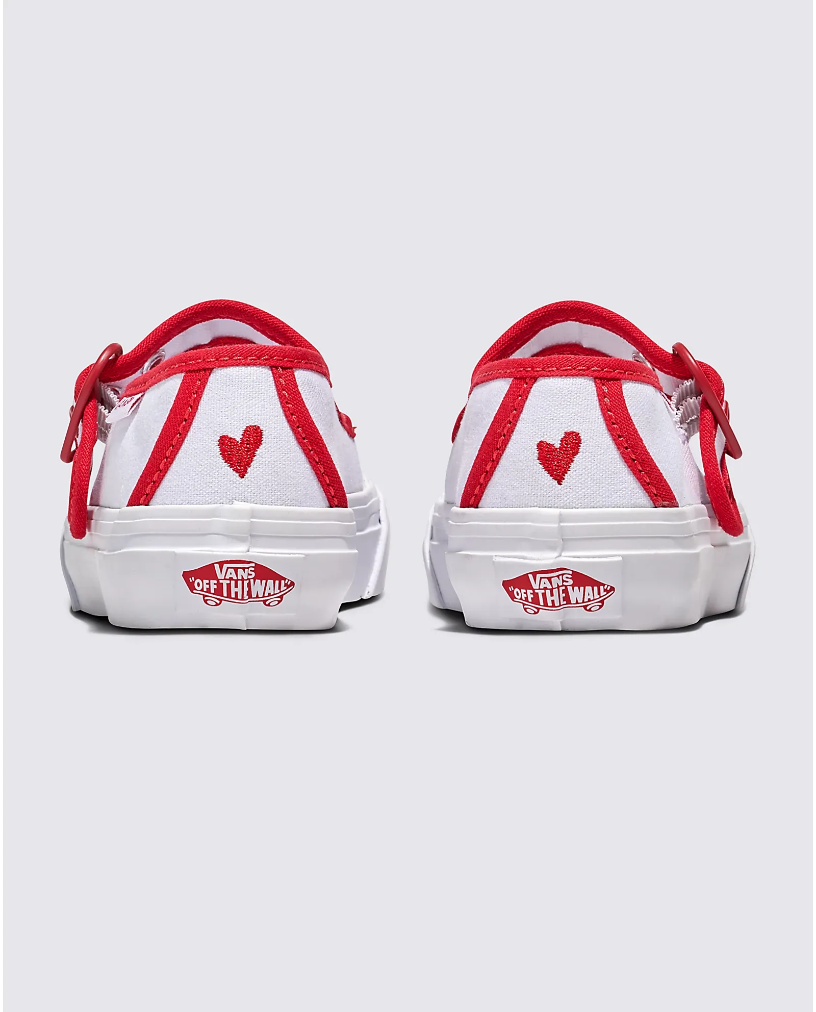VANS Mary Jane Kids Love Vans True White Red VN000CYKYF9 (LF) Chelsea Chunky Boots