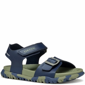 Geox J Fusbetto Bo Junior Sandals Comfortable For All-Day Wear Classic Flip-flops