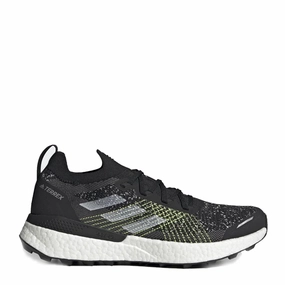 Tight Grip Adidas Terrex Two Ultra Trail Running Shoes Core Black / Cloud White / Solar Yellow