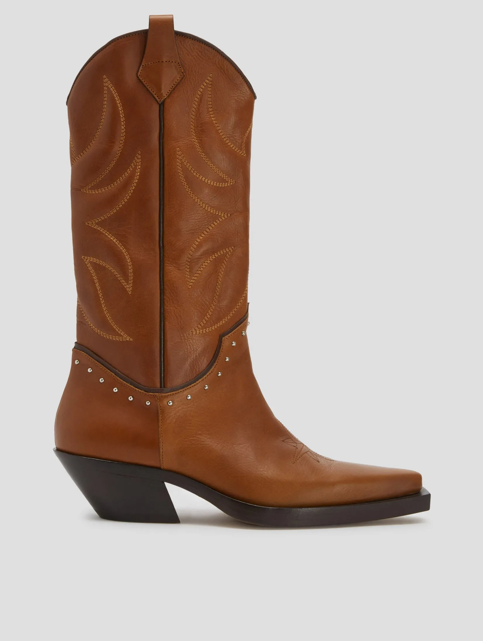 TERENCE WESTERN BOOT IN TOBACCO VACCHETTA Walmart Steel Toe Work Boots