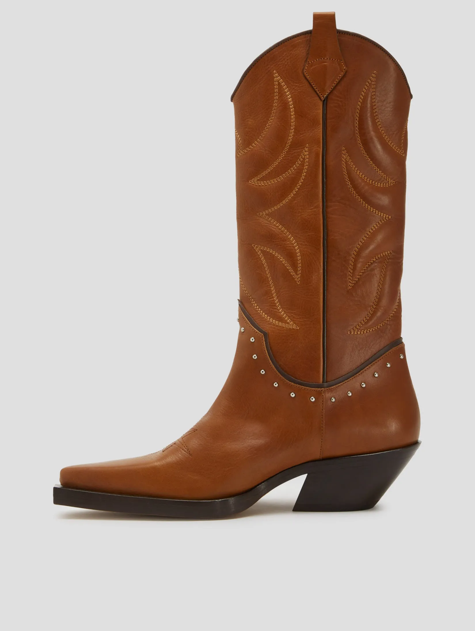 TERENCE WESTERN BOOT IN TOBACCO VACCHETTA Spider Ii Boots
