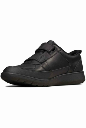 Abrasion resistant Breathability Clarks Scape Flare Youth black