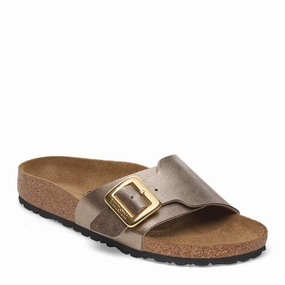 Women's Birkenstock, Catalina Luxe Buckle Sandal - Narrow Fit Daily Lifestyle Shoes