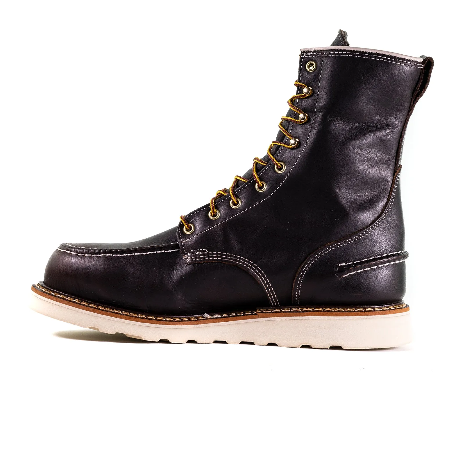 Thorogood 1957 Series 8" Moc Toe Waterproof Steel Toe Work Boot (Men) - Brown Best Breathable Work Boots For Sweaty Feet