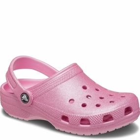Chic Walk Quick Lock Crocs Kids Classic Glitter Clog