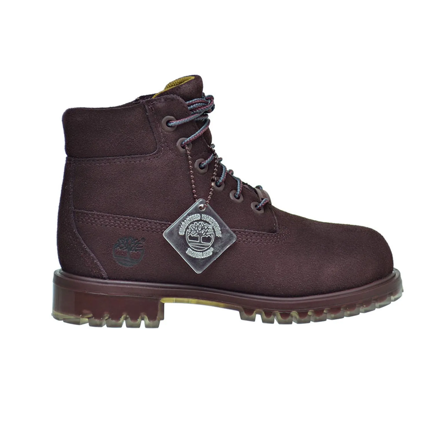 Timberland 6 Inch TPU Outsole Waterproof Suede Premium Little Kids Boots Red Hiking Boots For Everest Base Camp Trek