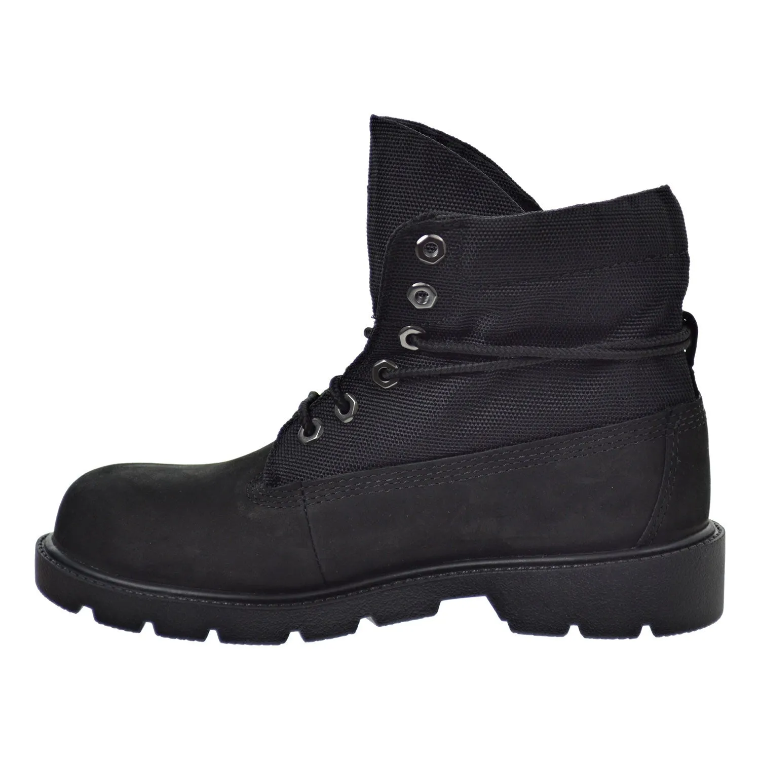 Timberland Roll Top Little Kid's Boots Black Hiking Boots For The Appalachian Trail