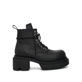 Low Army Bogun Boots in Black Widen Boots Calves