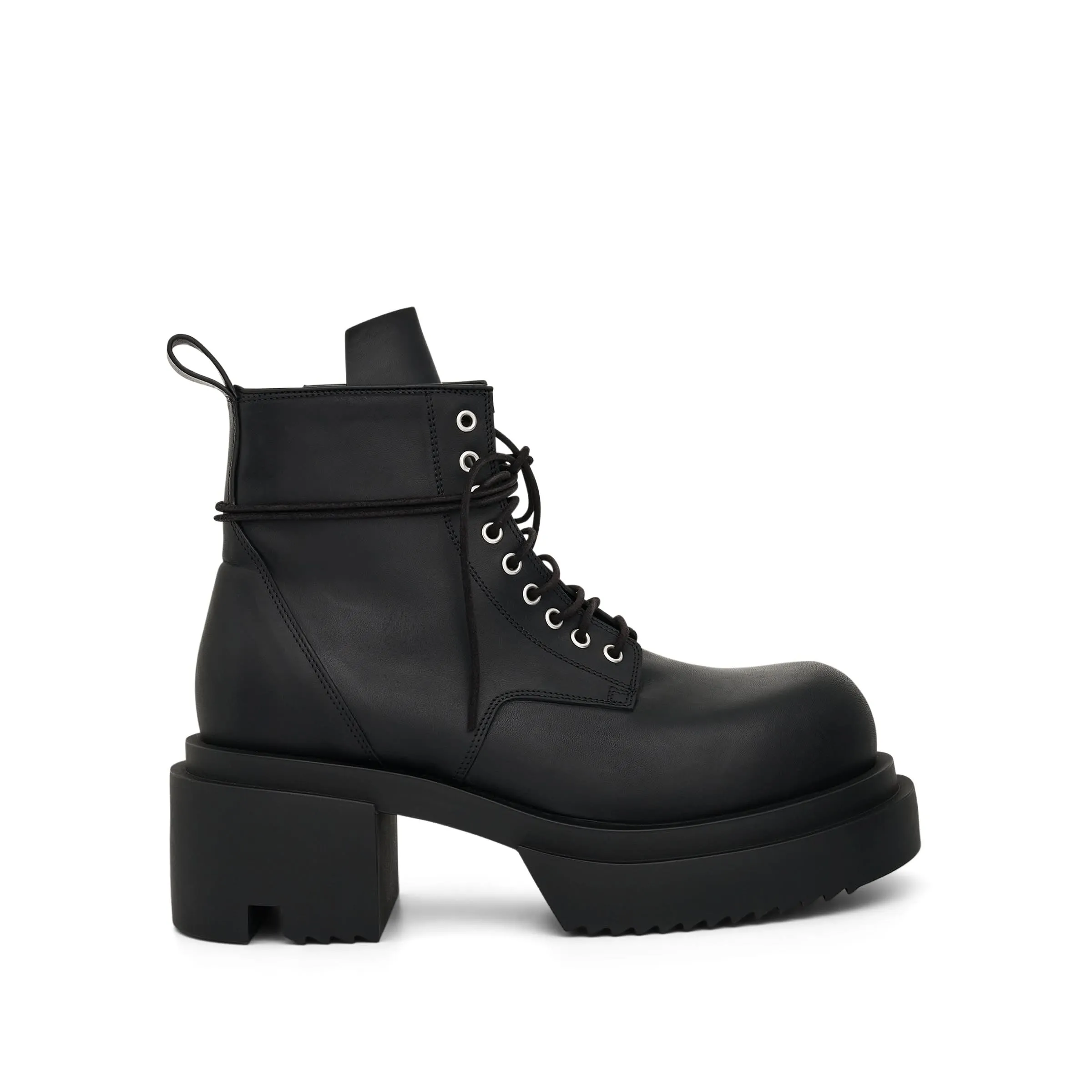Low Army Bogun Boots in Black Cowboy Rain Boots