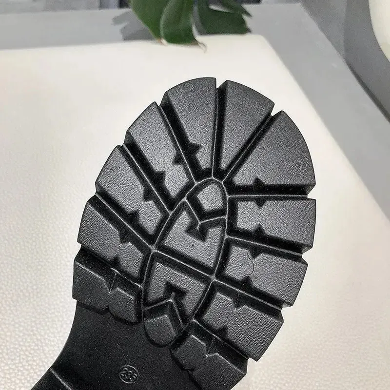 Picture Of Penny Loafers 2024 Summer Platform Leather Shoes Women Flats Casual Oxford Loafers Thick Bottom Ladies Wedge Lolita Shoes  Ladies