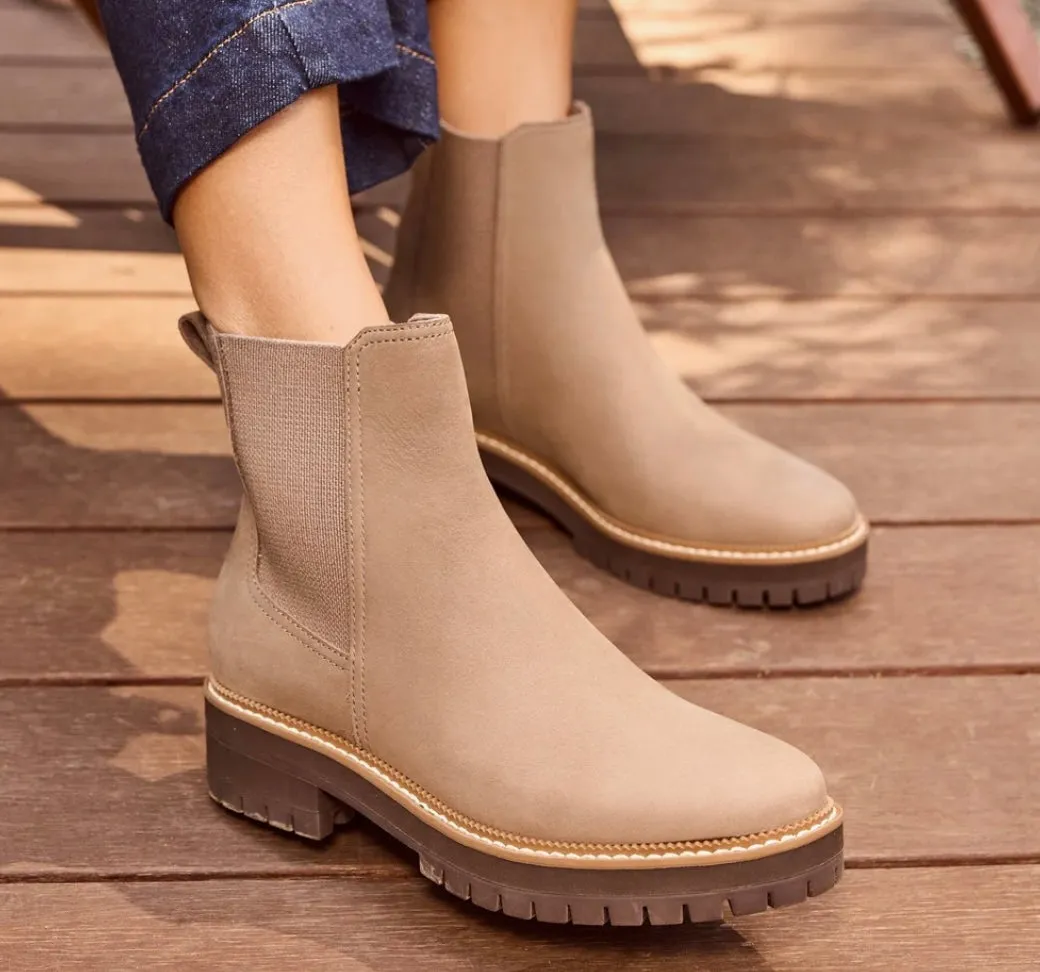 Adidas High Tops Shoes TOMS: Bennet Boot in Nubuck Natural Leather