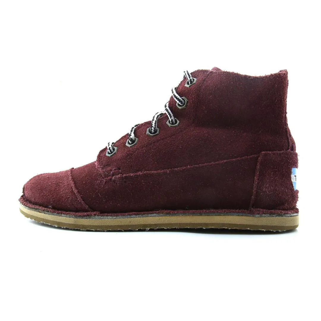 TOMS SUEDE BLACK HIGH TOP Casual Dress Shoes With Plantar Fasciitis