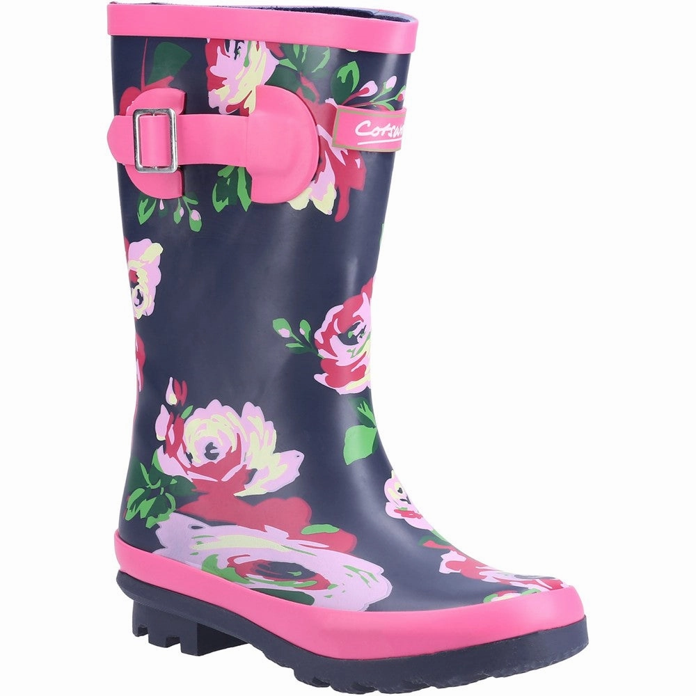 Supportive Build Compact Build Cotswold Flower Wellington Boot