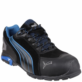 Soft lining offers a smooth feel during active wear indoor activity Puma Safety Rio Low Lace-up Safety Trainers