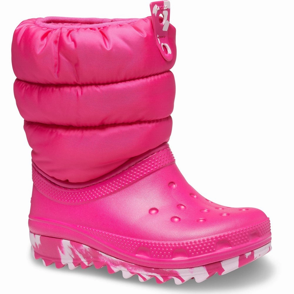 Travel Style Premium materials Crocs Kids Classic Neo Puff Boot