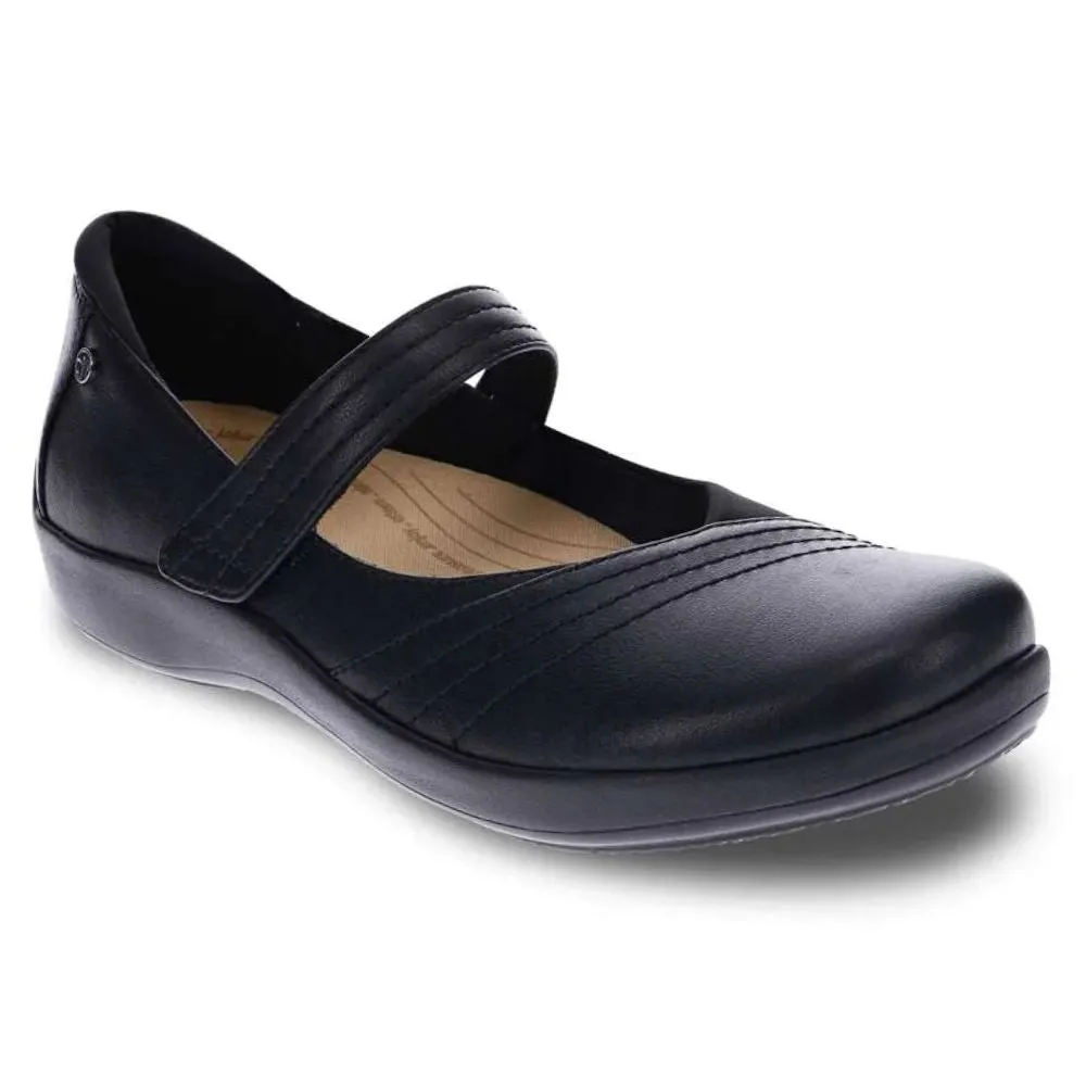 D'orsay Shoes Flats Revere Timaru Black French Mary Jane Shoe (Women's)