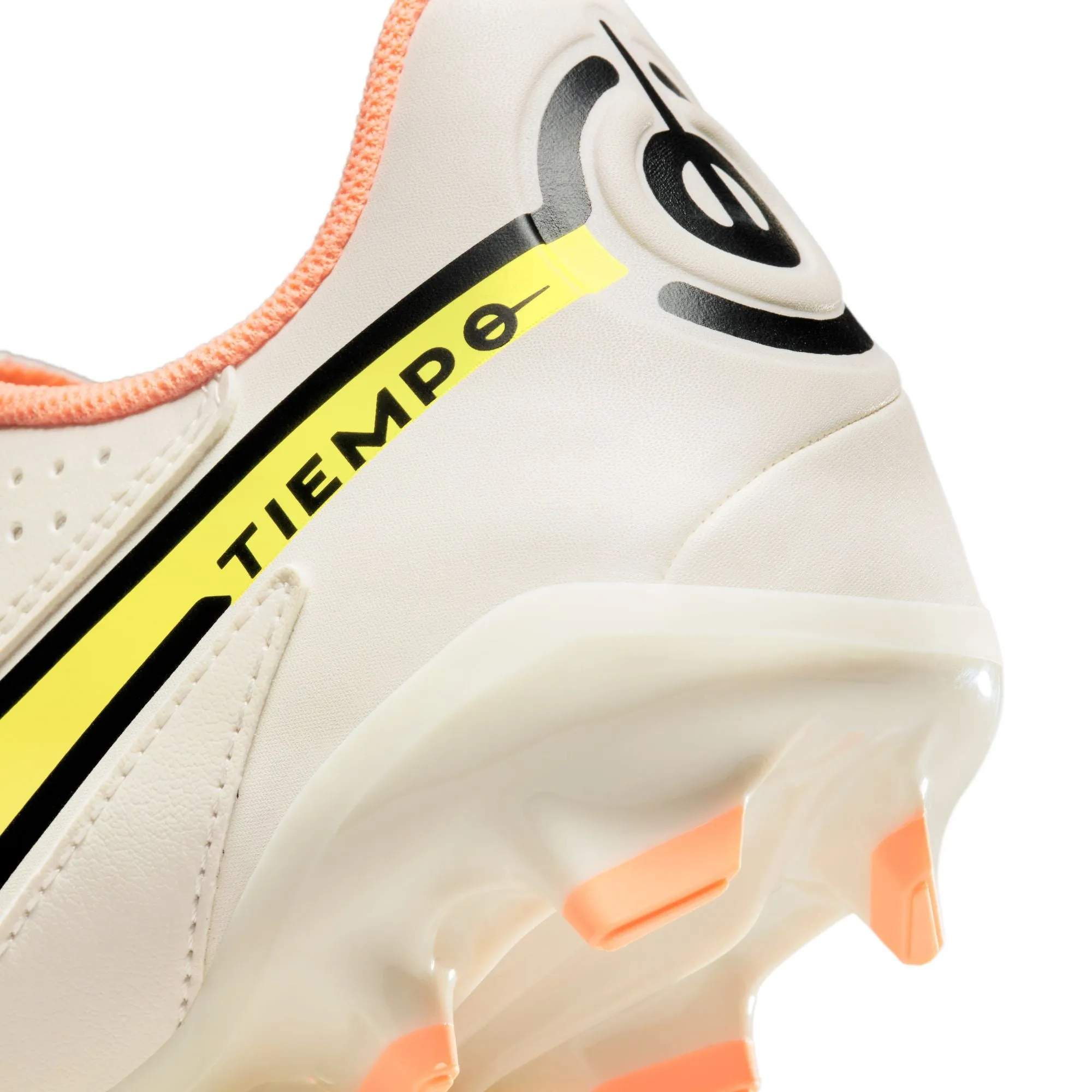 Nike Junior Tiempo Legend 9 Academy FG/MG Firm Ground Soccer Cleats - Phantom/Yellow Top Rated Soccer Cleats